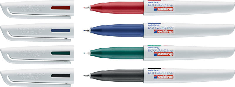 Edding 1700 Vario Fineliner 0,5 mm – rot – nachfüllbar