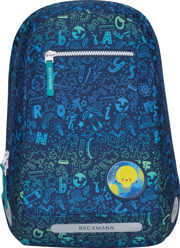 Beckmann Schulrucksack Active Air Flx – 6-teilig – Science – B 26,0 × H 39,0 × T 22,0 cm