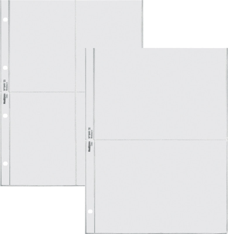 Kolma Sichtmappe A4 – transparent, Kunststoff, glänzend, 95 µm, 10er-Pack