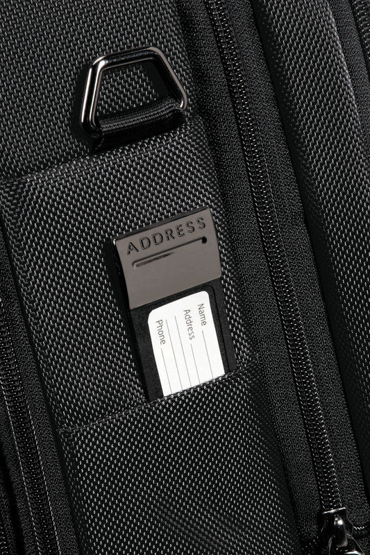 Samsonite Pro-DLX 5 Notebook-Tasche – 17/23 l, RFID-Fach, Aufsteckfunktion, Nylon, Schwarz