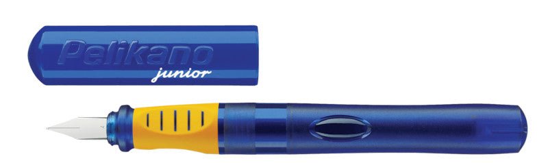 Pelikano junior – Federspitze A – für Rechtshänder – blau – Patronen