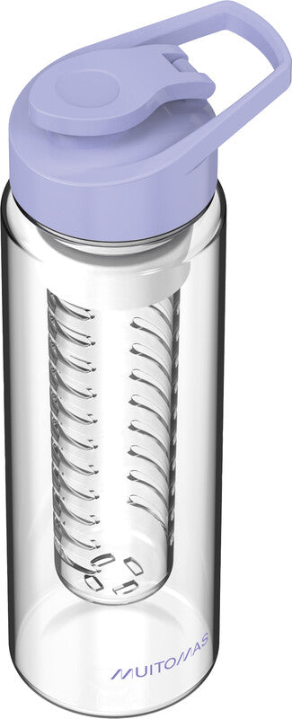 Muitomas Trinkflasche 700 ml – Kunststoff, Schraubdeckel, Lila