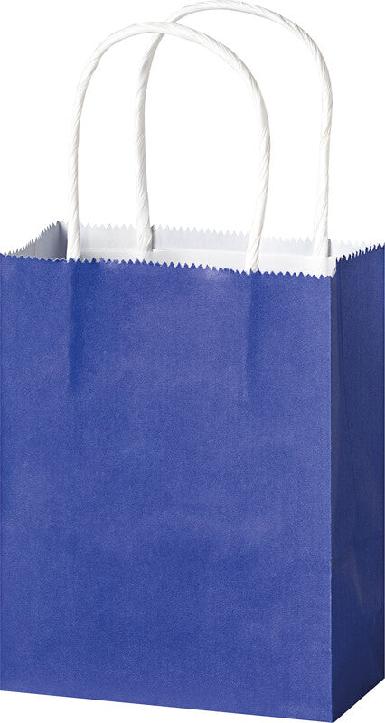 Folia Tragetasche – Kraftpapier, gedrehte Papierkordel – 10 Stk. – 120 × 150 × 55 mm