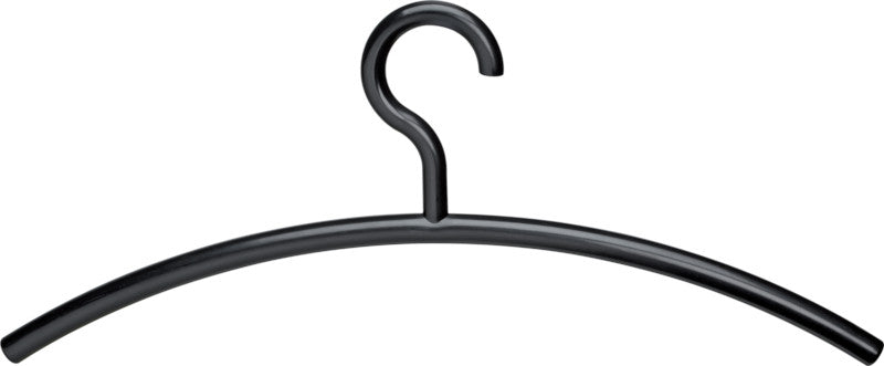 MAUL Kleiderbügel – ABS-Kunststoff, Weiss, 45,5 × 19 × 1,6 cm – 5er-Pack