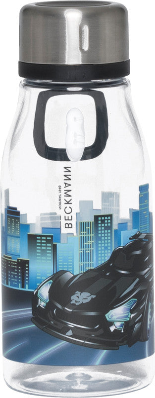 Beckmann Trinkflasche Classic – 4 dl – Kunststoff, Schraubverschluss, auslaufsicher – Night Rider