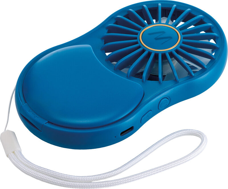 Muitomas Handventilator – 3 Stufen, USB-C, Blau