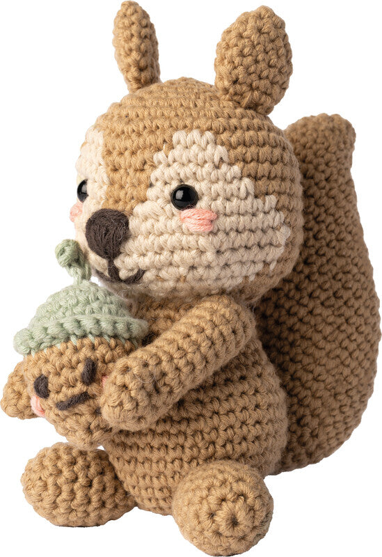 Folia Mini-Häkelset Eichhörnchen – Mehrfarbig