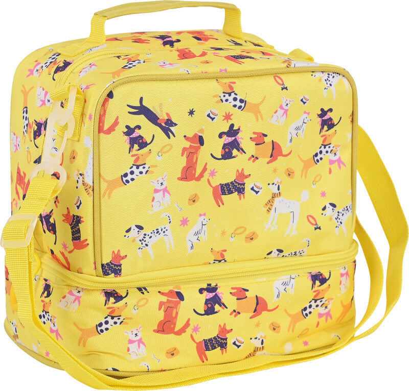 Estia Lunchtasche Kids – 240×220×150 mm, isoliert – Pet Party – mehrfarbig