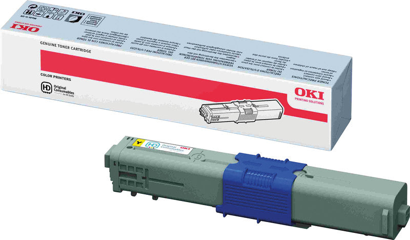 OKI Toner – gelb, 2000 Seiten