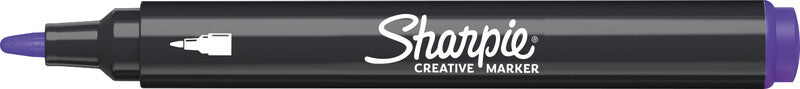 Sharpie Acrylmarker Creative – Rundspitze 2,5 mm – Sortiert – 5er-Set – Für dunkle Oberflächen geeignet