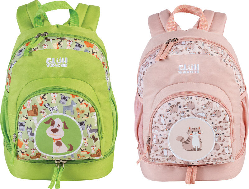 Glühwürmchen Kindergartenrucksack Nino – Hund, lime