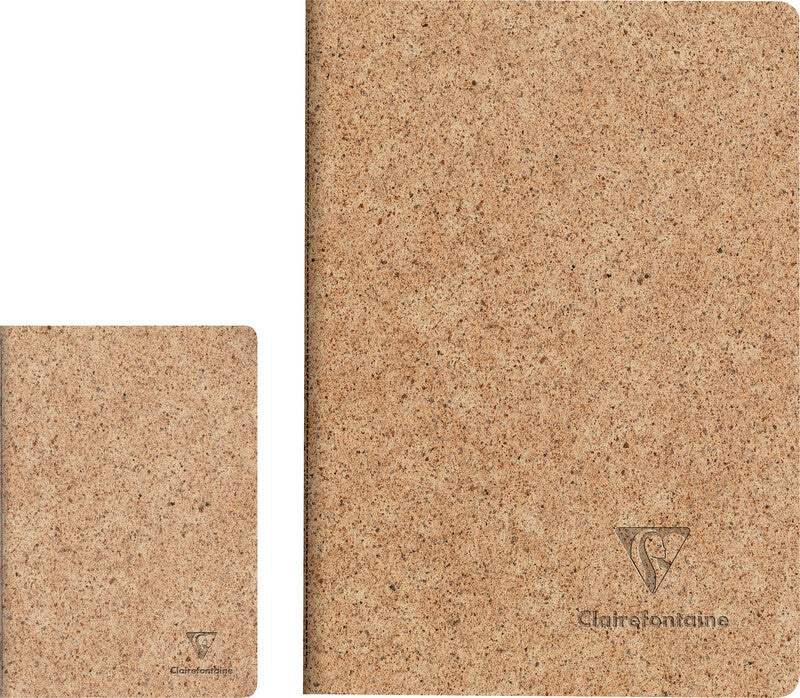 Clairefontaine Notizheft A6, liniert, Fadenheftung, 96 Seiten, 90 g/m² – cacao