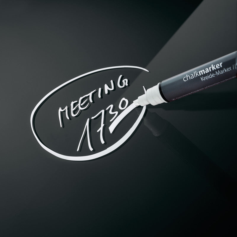 Sigel Whiteboard – 48 × 48 cm, Glas, magnetisch, Wandmontage, inkl. Magnete, Montagesatz