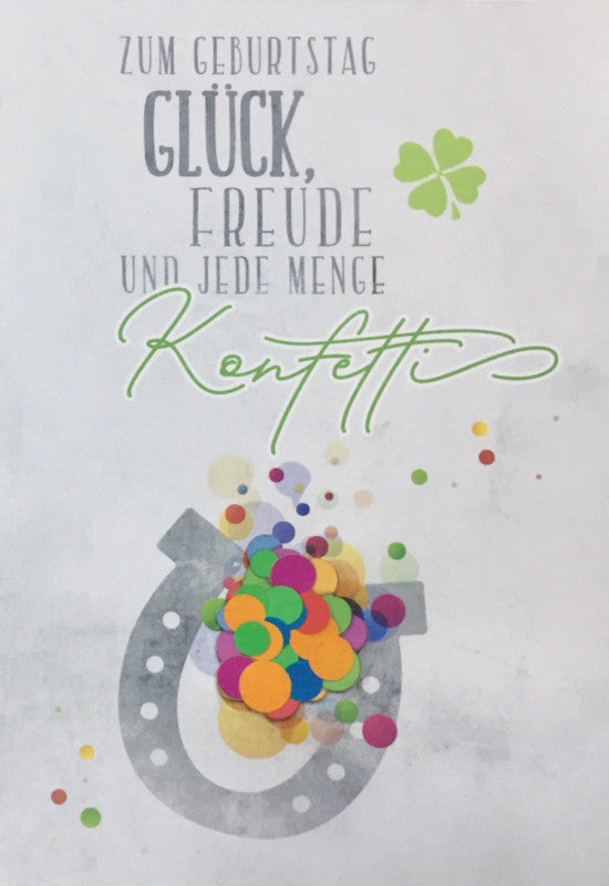 Kurt eulzer Grusskarte Geburtstag – A6 (105 × 148 mm) – Text DE, Karton
