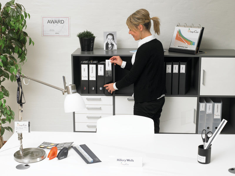 Djois Schuletiketten – 55 × 150 mm, 6 Stk, PP, permanent haftend, hochglänzend