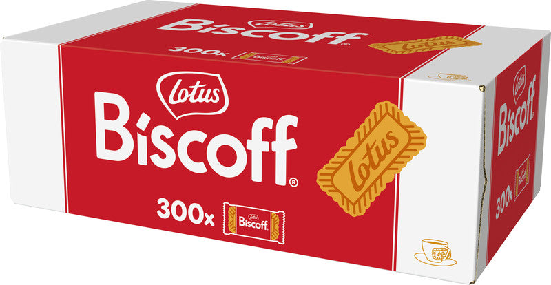 IBM Lotus Biscoff Gebäck – Karamell, vegan, 300 Stück (1,875 kg)