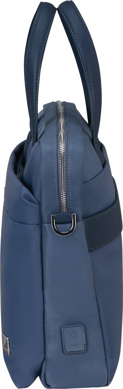 Samsonite Workationist Notebook-Tasche – 12 l, wasserabweisend, Aufsteckfunktion, recyceltes PET (rPET), blau