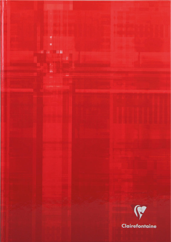 Clairefontaine Notizbuch, A4, blanko, Buchbindung, Hardcover, 192 Seiten, 90 g/m² – sortiert
