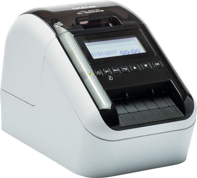 Brother QL-820NWBc – Etikettendrucker, Thermodirekt, bis 62 mm, 2-farbig (schwarz/rot), USB, WLAN