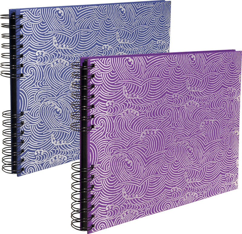 Exacompta Fotoalbum Wiro Japan – violett, Karton, 320 × 220 mm