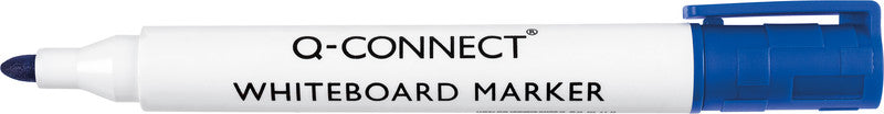 Q-CONNECT Whiteboard-Marker – Rundspitze 2 mm – Sortiert – 4er-Set – Trocken abwischbar