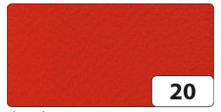 Folia Bastelfilz – Hochrot – 300 × 450 mm, 1 Bogen, 3,5 mm