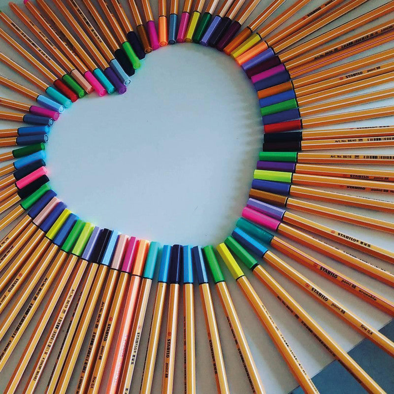 STABILO Point 88 Fineliner 0,4 mm – moosgrün