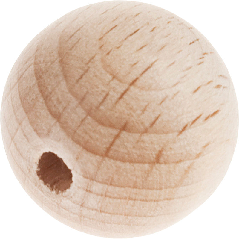 Noname Holzperlen – Natur – 40 Stück