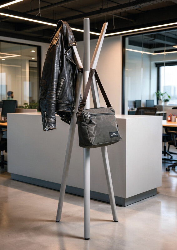 Durable Garderobenständer – Aluminium – Grau – 1'600 mm