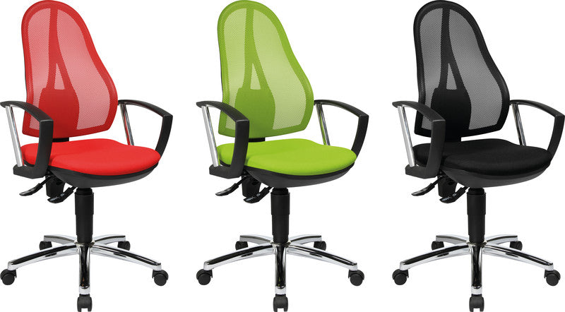Topstar Bürostuhl Open Point P Plus – Sitzhöhe 43–51 cm, 110 kg, apfelgrün