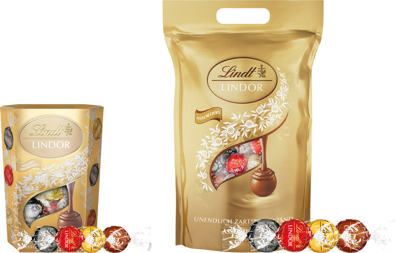 Lindt Lindor Pralinés Kugeln – assortiert, 160 Stück (2 kg)
