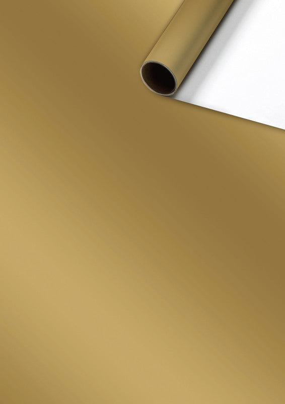 Stewo Geschenkpapier – Gold – Gestrichenes Papier, 70 g/m2 – 70 cm × 5 m