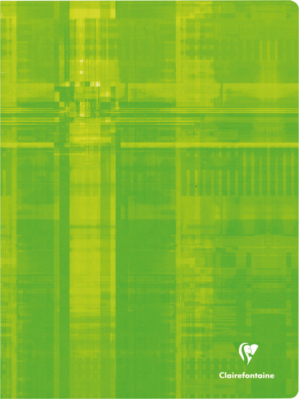 Clairefontaine Notizheft, A4+, kariert, Klammerheftung, Karton, 144 Seiten, 90 g/m² – weiss