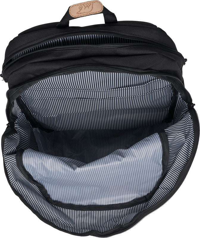 Beckmann Urban Rucksack – schwarz – 30,0×48,0×22,0 cm – recycelte Materialien