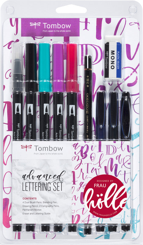 Tombow Bastelset Handlettering – für Fortgeschrittene – 4 ABT Dual Brush Pens