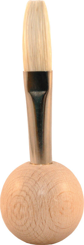 Elco pinsel Elco – Pinsel – Flachpinsel, Schweinsborsten, Aluminiumzwinge, für Öl- und Acrylfarben, 1 Stück