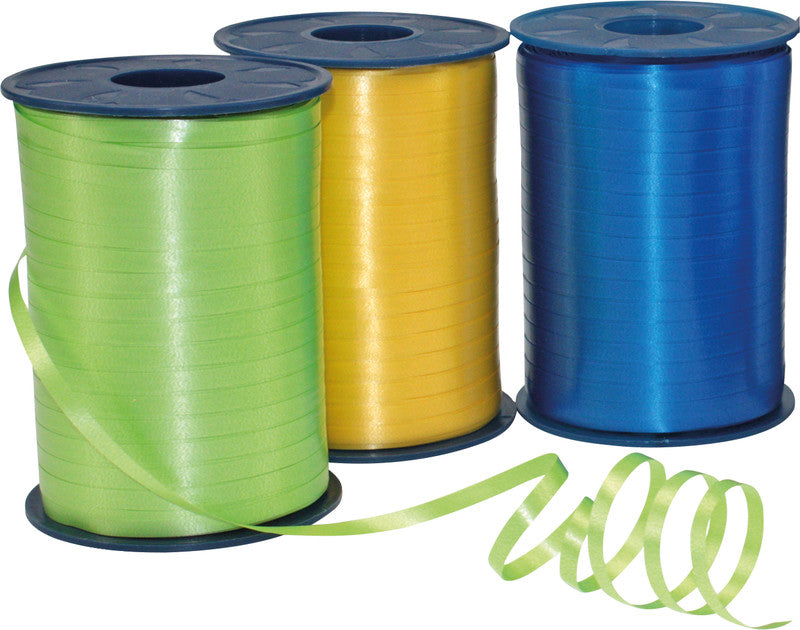 Präsent Geschenkband – America – Kunststoff, 10 mm × 250 m, Silber