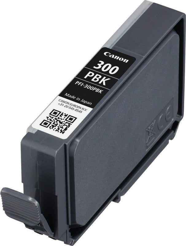 Canon Tintenpatrone PFI-300 PBK, schwarz, 14,4 ml – für Tintenstrahldrucker und Multifunktionsgeräte
