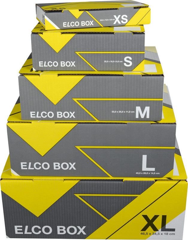 Elco Versandbox, grau – 400 × 260 × 145 mm