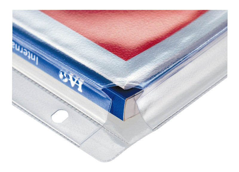 Kolma Sichtmappe A4 – Transparent, Kunststoff, Glänzend, 180 µm, 5er-Pack