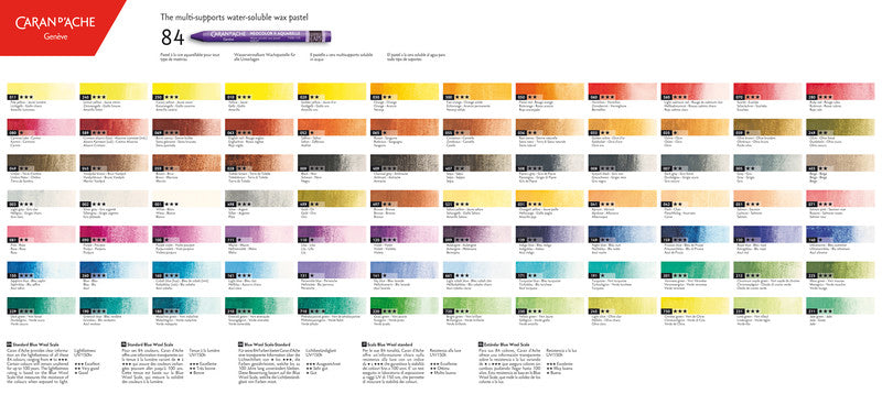 Caran d-Ache Caran d'Ache Neocolor II Aquarellkreiden-Set – 30 Farben, Mine Ø 8,6 mm, Metallschachtel