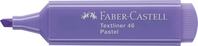 Faber-Castell 46 Textmarker Set 8 Farben Pastell – Keilspitze, 1–5 mm, nachfüllbar