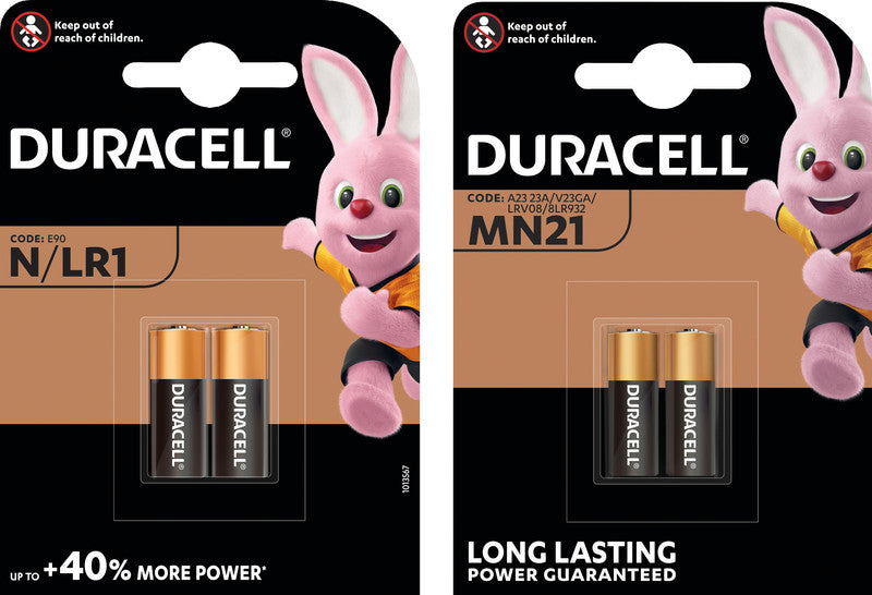 Duracell MN21 Akku 12 V 33 mAh 0,40 Wh Alkaline – für Schlüsselanhänger, Autoalarm, GPS-Tracker