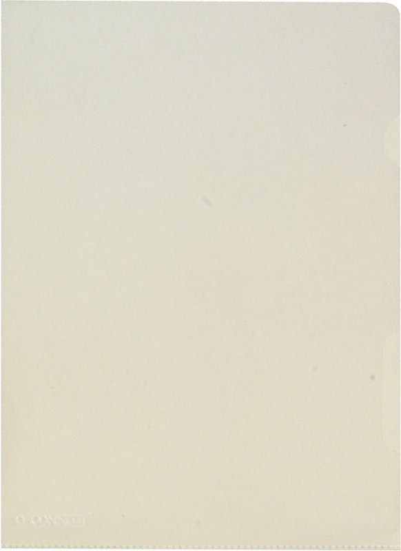 Q-CONNECT Sichtmappe A4 – Transparent, Kunststoff, Glänzend, 150 µm, 100er-Pack