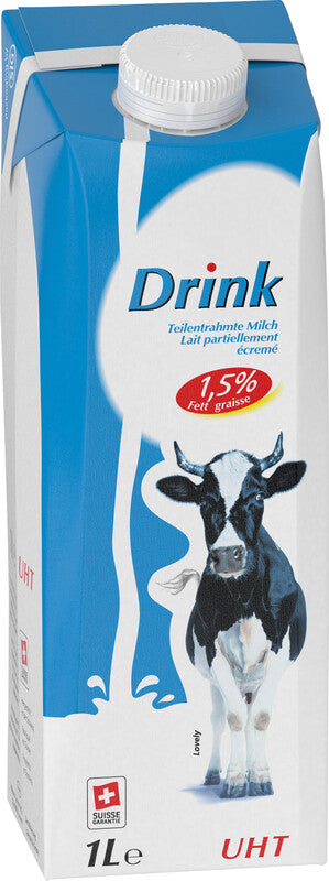 Milchdrink UHT, 1,5% Fett – 1 l