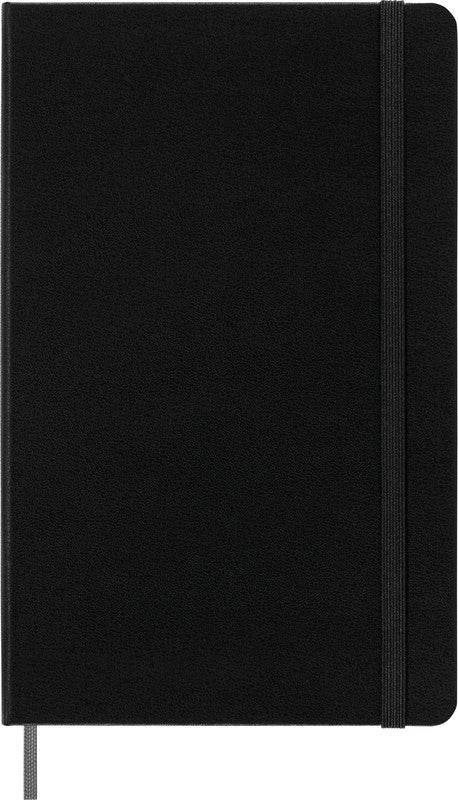Moleskine Notizbuch, blanko, Leimbindung, Hardcover, 176 Seiten, 100 g/m² – schwarz, für MOLESKINE Notes-App