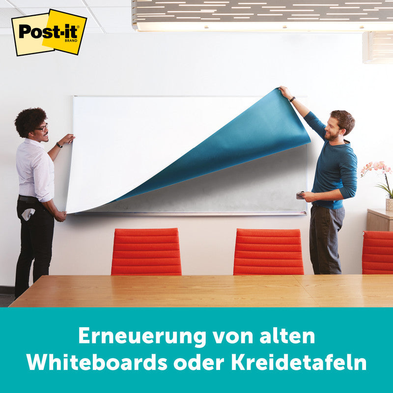 Post-it – Whiteboard – 240 × 120 cm, Wandmontage