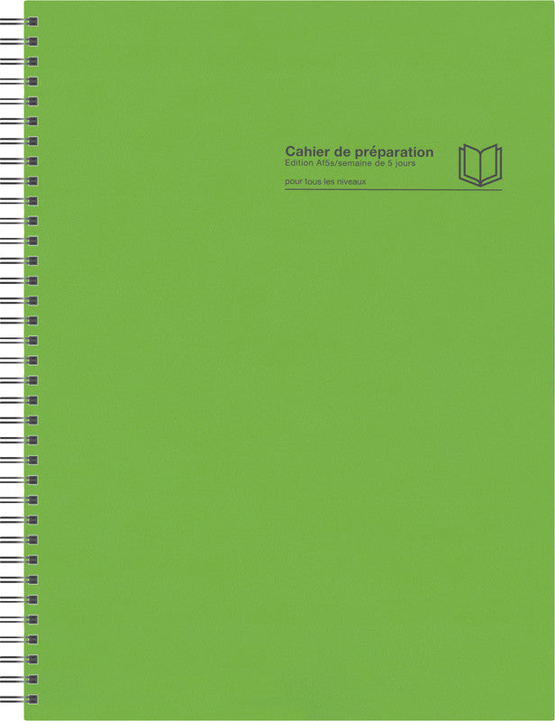 Verlag für unterrichtsm. Unterrichtsheft, A4, Spiralbindung, Karton, 128 Seiten, perforiert – hellgrün