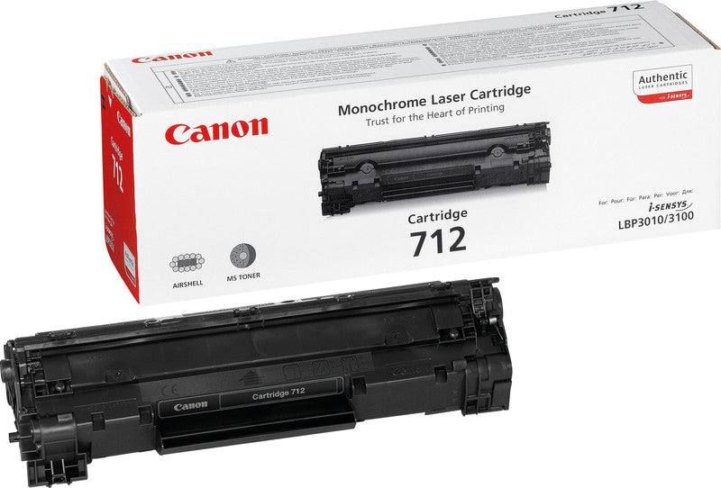 Canon Toner 712 – schwarz, 1500 Seiten
