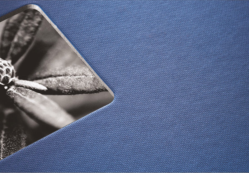 Hama Fotoalbum Wiro Fine Art – azur, mit Pergaminzwischenblättern, Papier, 240 × 170 mm